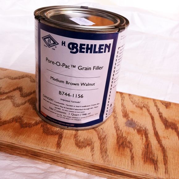 Little Green Notebook How to Fill Heavy Wood Grain